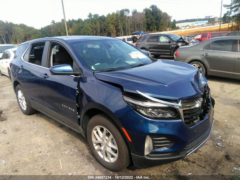 2022 CHEVROLET EQUINOX LT VIN: 3GNAXTEV0NL134255