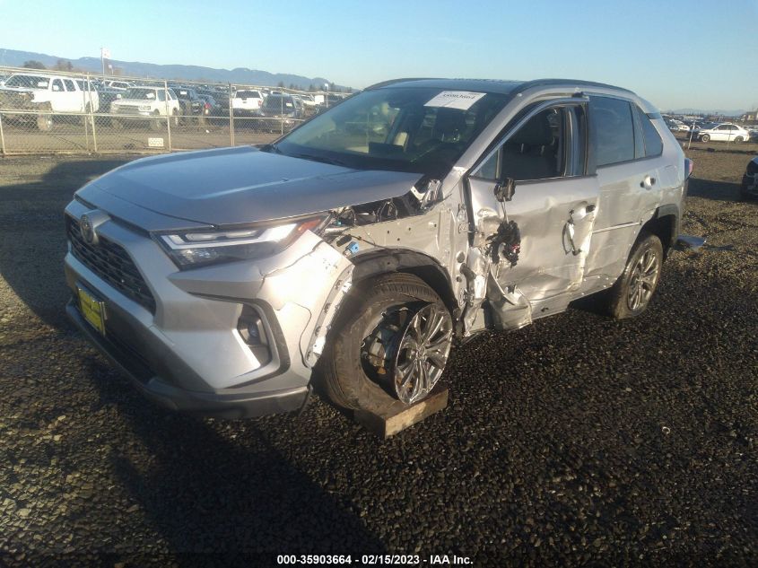 2022 TOYOTA RAV4 HYBRID XLE PREMIUM VIN: JTMB6RFV0ND058916