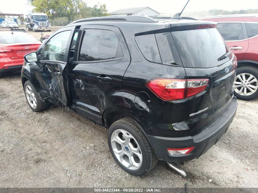 2022 FORD ECOSPORT SE VIN: MAJ6S3GL3NC463073