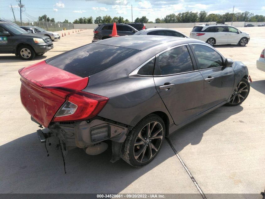 2020 HONDA CIVIC SEDAN SPORT VIN: 2HGFC2F81LH589734