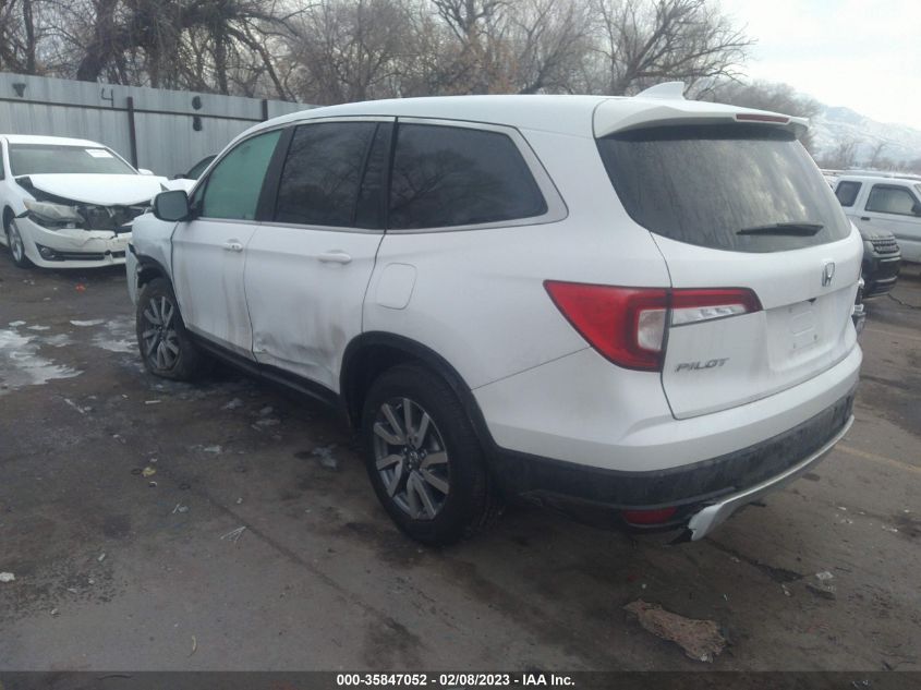 2022 HONDA PILOT EX-L VIN: 5FNYF6H51NB087470