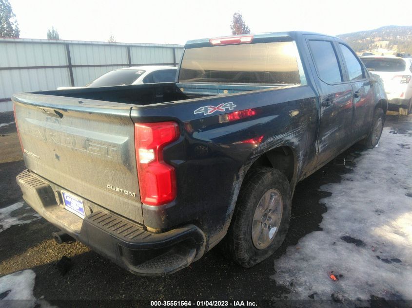 2021 CHEVROLET SILVERADO 1500 CUSTOM VIN: 1GCPYBEK3MZ218688