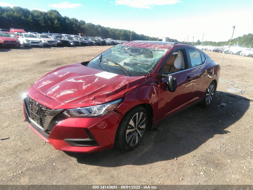 2021 NISSAN SENTRA SV VIN: 3N1AB8CV4MY237237