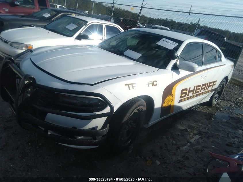 2021 DODGE CHARGER POLICE VIN: 2C3CDXATXMH527634