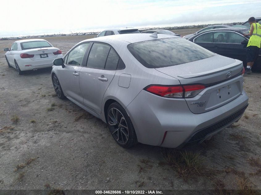 2022 TOYOTA COROLLA SE/SE NIGHTSHADE/APEX SE VIN: JTDS4MCE9NJ082162