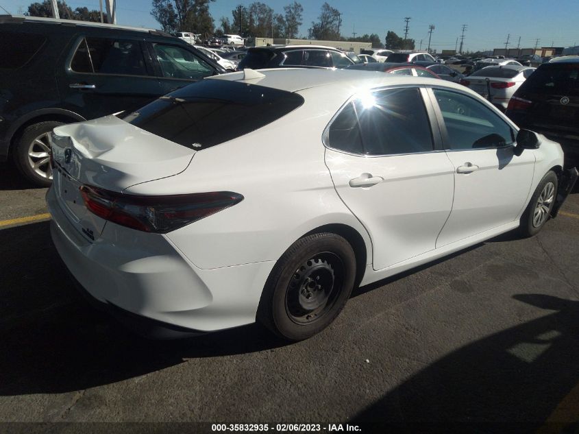 2022 TOYOTA CAMRY HYBRID LE VIN: 4T1C31AK5NU571652