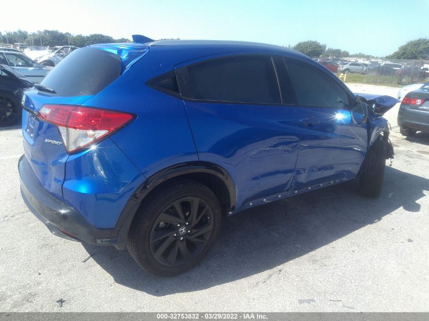 2021 HONDA HR-V SPORT VIN: 3CZRU5H17MM715084
