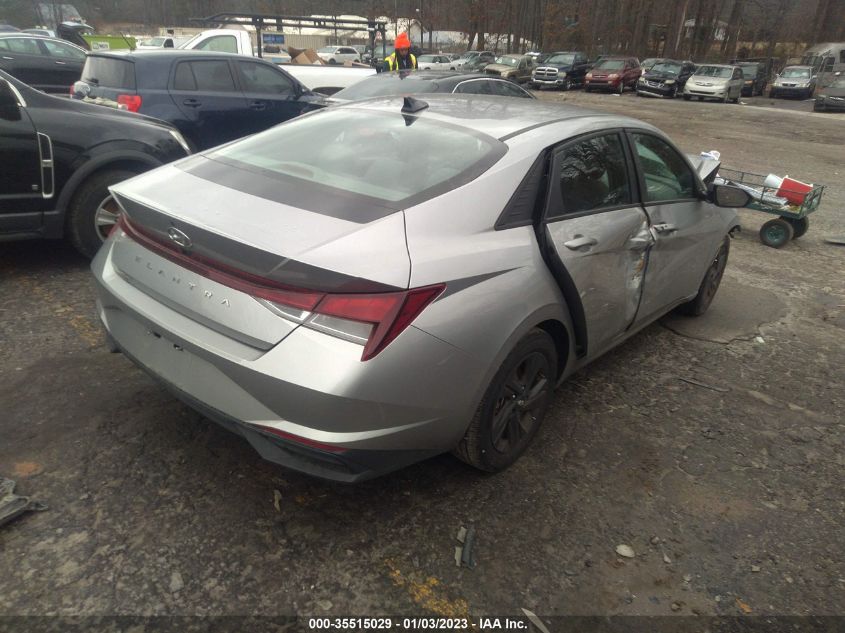 2022 HYUNDAI ELANTRA SEL VIN: 5NPLM4AG4NH077517
