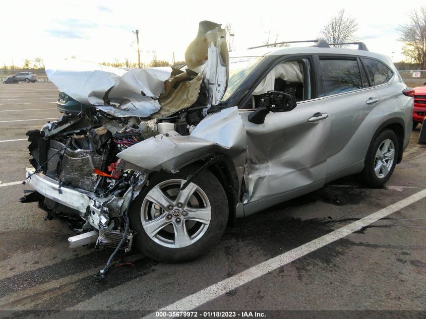 2022 TOYOTA HIGHLANDER LE VIN: 5TDBZRBH8NS205947