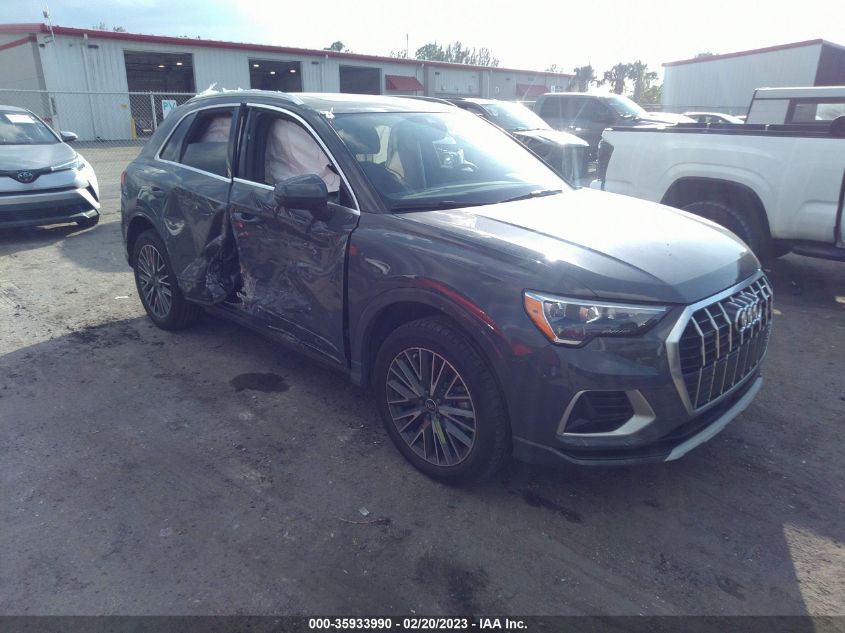 2022 AUDI Q3 PREMIUM VIN: WA1AUCF3XN1110416