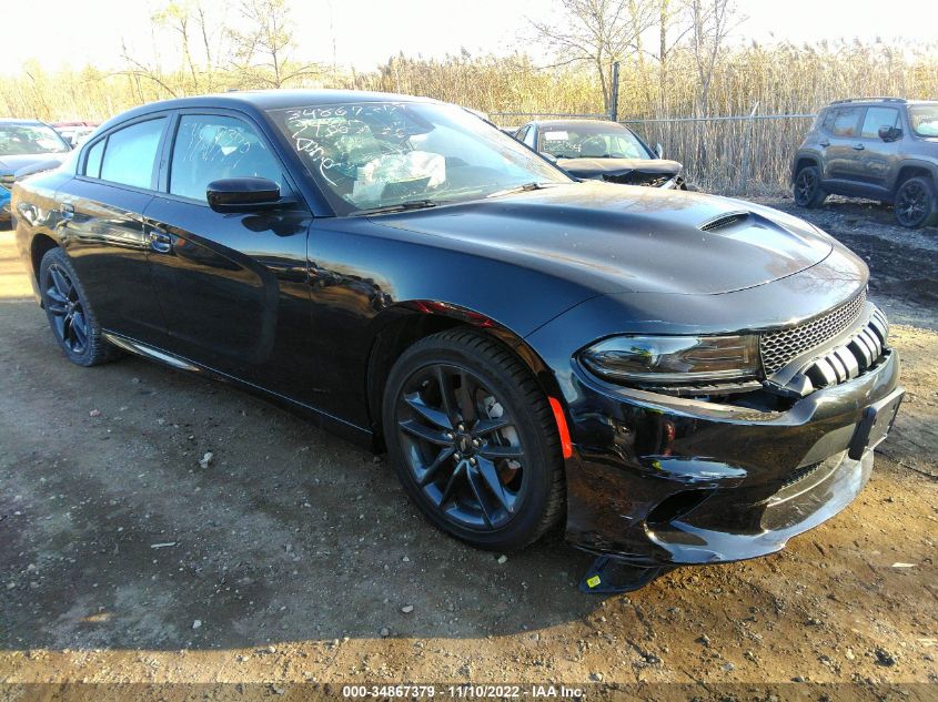 2022 DODGE CHARGER GT VIN: 2C3CDXMG5NH154048