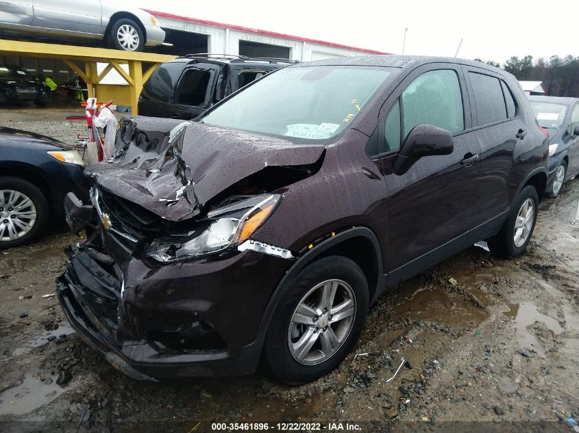 2020 CHEVROLET TRAX LS VIN: KL7CJNSB8LB354277