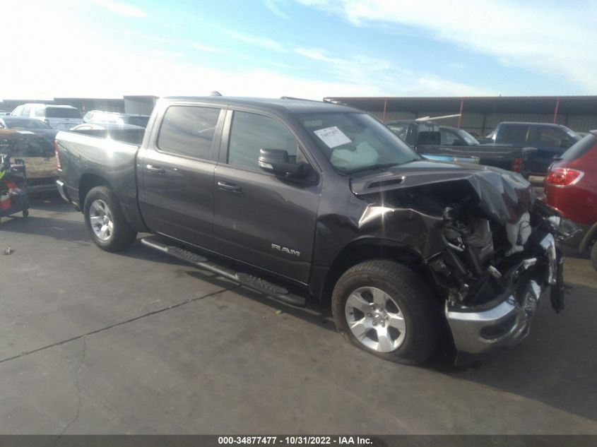 2022 RAM 1500 LONE STAR VIN: 1C6RREFGXNN202375