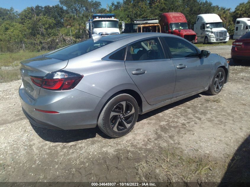 2022 HONDA INSIGHT EX VIN: 19XZE4F54NE005994