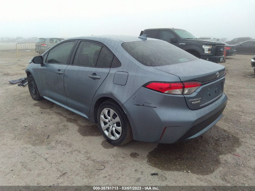 2022 TOYOTA COROLLA LE VIN: 5YFEPMAE8NP300417