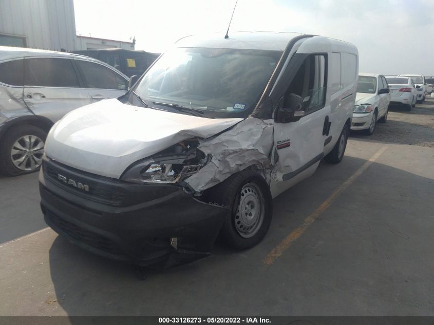 2021 RAM PROMASTER CITY TRADESMAN VIN: ZFBHRFAB8M6V28919