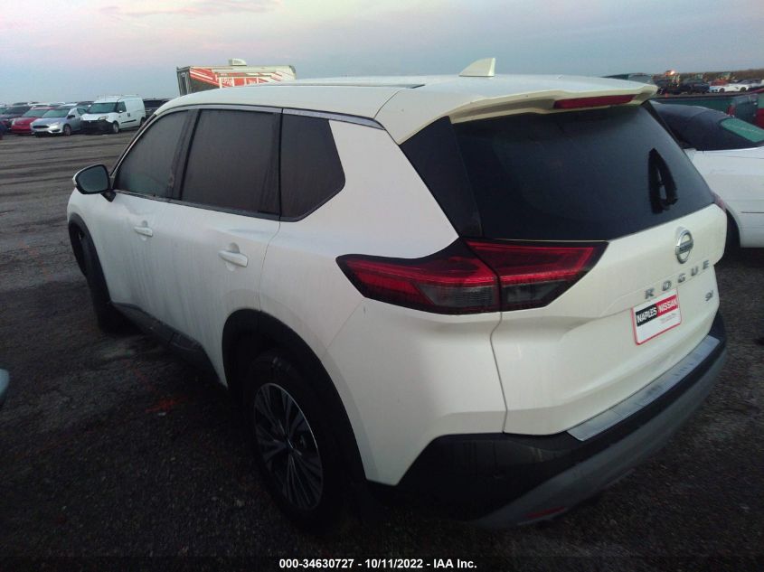 2021 NISSAN ROGUE SV VIN: JN8AT3BA7MW006629