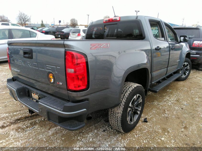 2021 CHEVROLET COLORADO 4WD Z71 VIN: 1GCGTDEN7M1159292