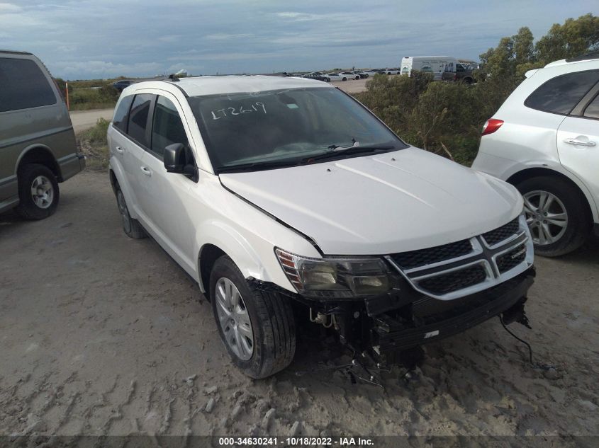 2020 DODGE JOURNEY SE VALUE VIN: 3C4PDCAB9LT261901