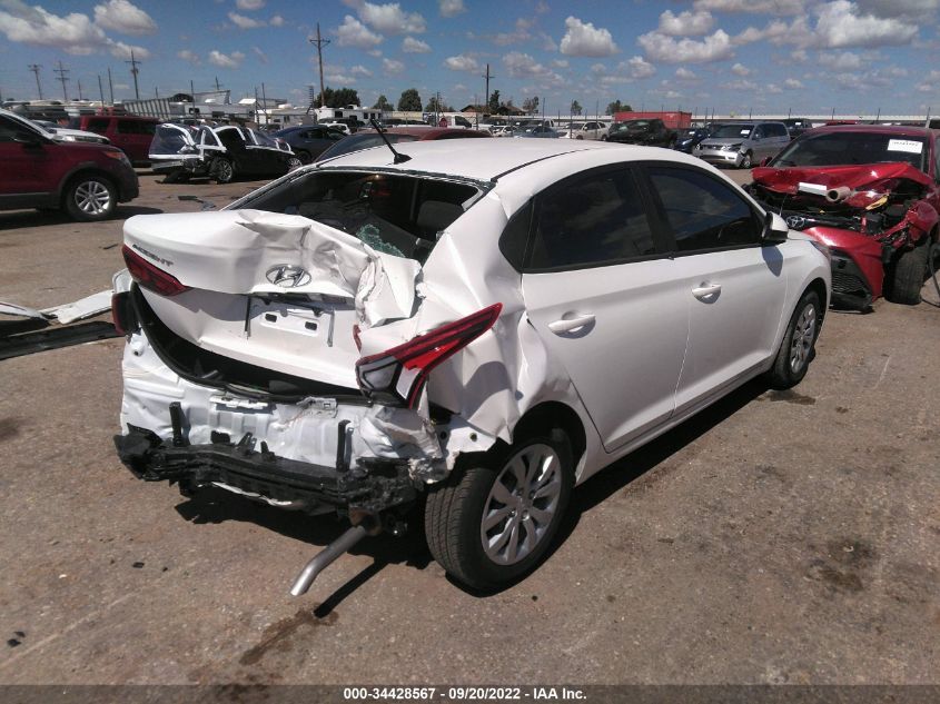 2022 HYUNDAI ACCENT SE VIN: 3KPC24A69NE183107