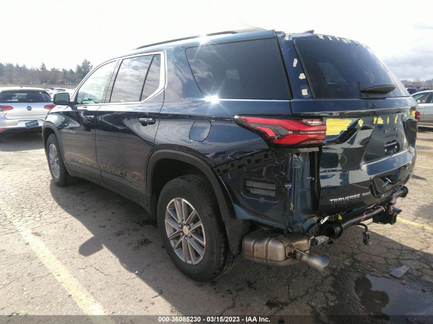2022 CHEVROLET TRAVERSE LT LEATHER VIN: 1GNEVHKW1NJ172845