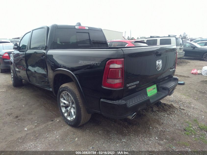 2022 RAM 1500 LARAMIE VIN: 1C6SRFJT9NN379768