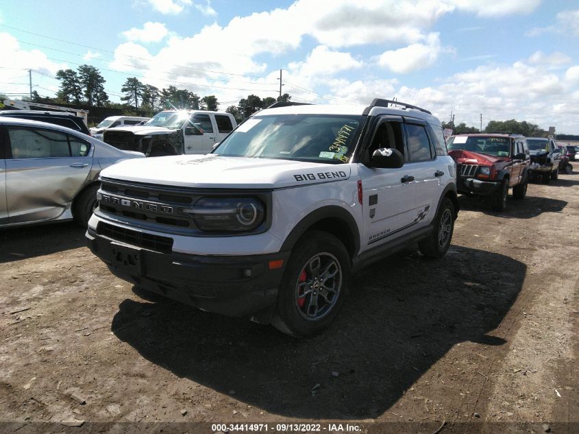 2021 FORD BRONCO SPORT BIG BEND VIN: 3FMCR9B67MRA21096