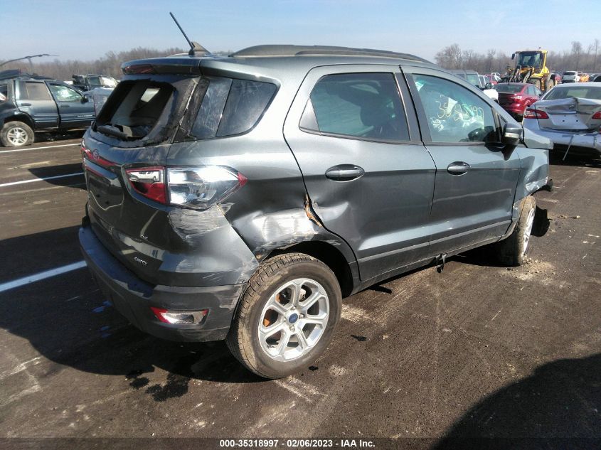 2020 FORD ECOSPORT SE VIN: MAJ6S3GL4LC320467