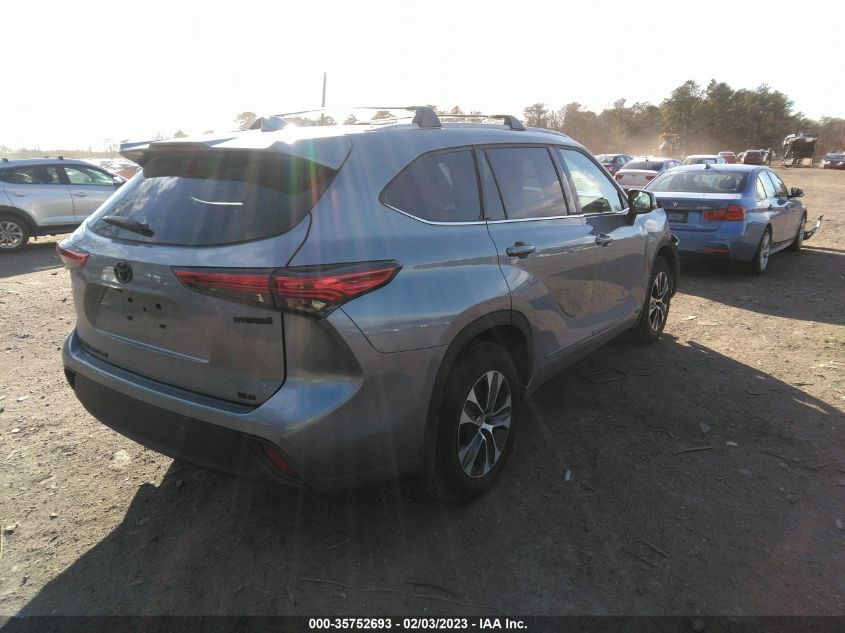 2022 TOYOTA HIGHLANDER HYBRID VIN: 5TDGBRCH2NS094983