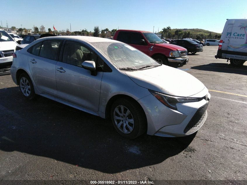 2022 TOYOTA COROLLA LE VIN: JTDEPMAE0NJ218587