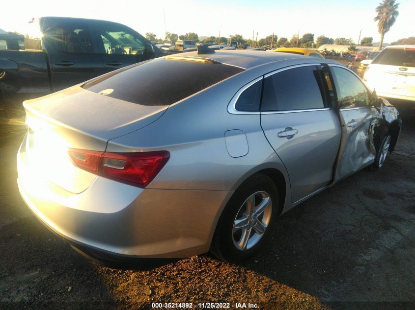 2021 CHEVROLET MALIBU LS VIN: 1G1ZB5ST9MF049571