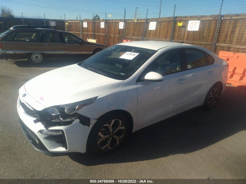 2021 KIA FORTE LXS VIN: 3KPF24AD2ME309110
