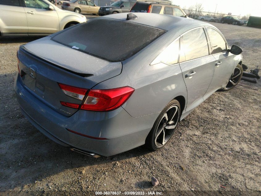 2022 HONDA ACCORD SEDAN SPORT VIN: 1HGCV1F31NA051516