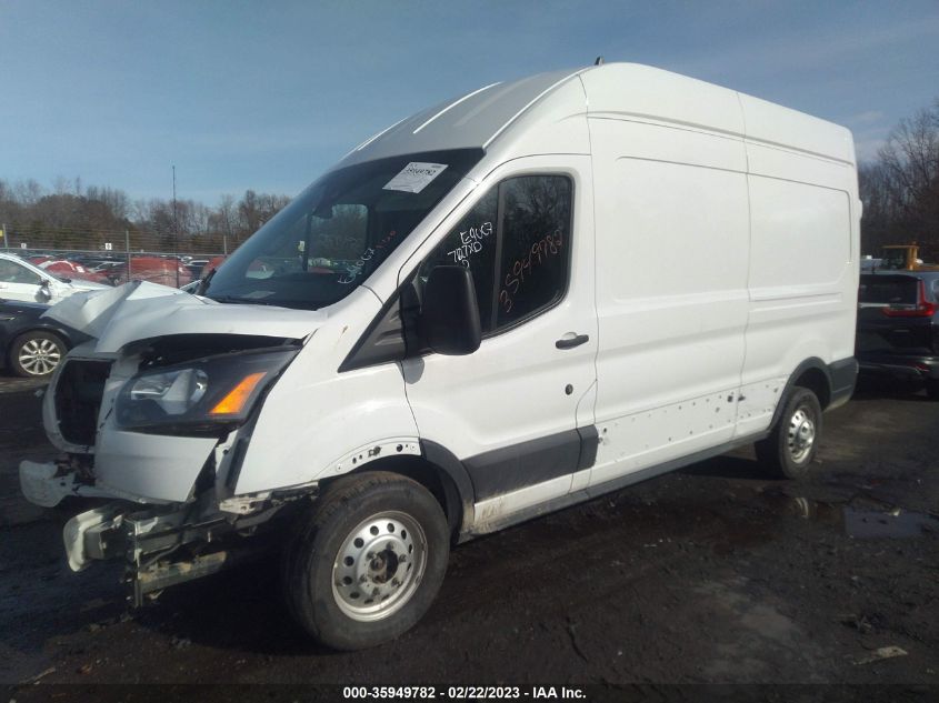 2022 FORD TRANSIT CARGO VAN VIN: 1FTBR2X8XNKA70218