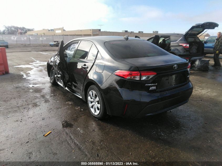 2021 TOYOTA COROLLA LE VIN: JTDEPMAE0MJ144733