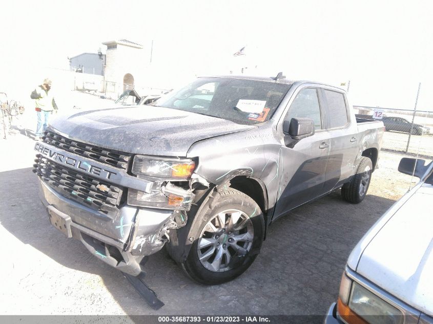 2021 CHEVROLET SILVERADO 1500 CUSTOM VIN: 3GCPWBEK3MG355250