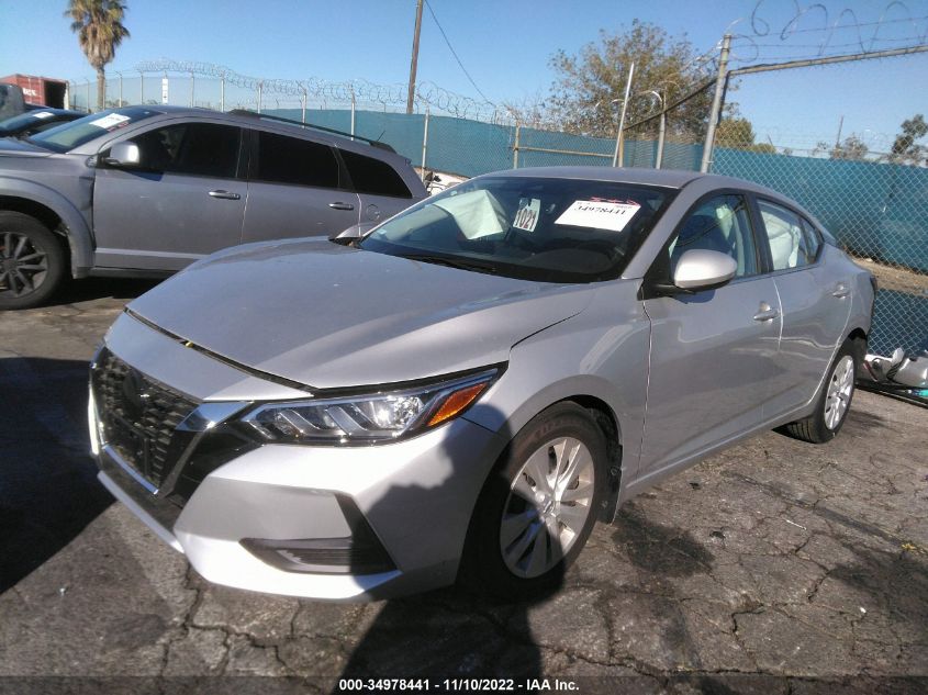 2022 NISSAN SENTRA S VIN: 3N1AB8BV7NY282014