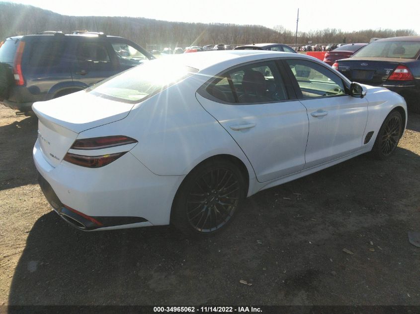 2022 GENESIS G70 3.3T LAUNCH EDITION VIN: KMTG14TE5NU082965