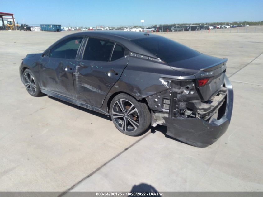 2021 NISSAN SENTRA SR VIN: 3N1AB8DV6MY292318