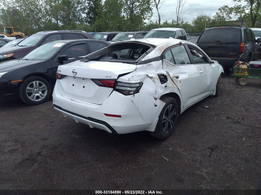 2021 NISSAN SENTRA SV VIN: 3N1AB8CV7MY208170