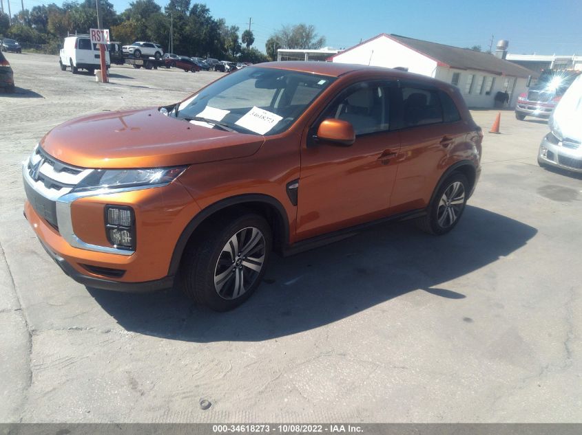 2021 MITSUBISHI OUTLANDER SPORT ES/LE/BE/S VIN: JA4APUAU2MU010692