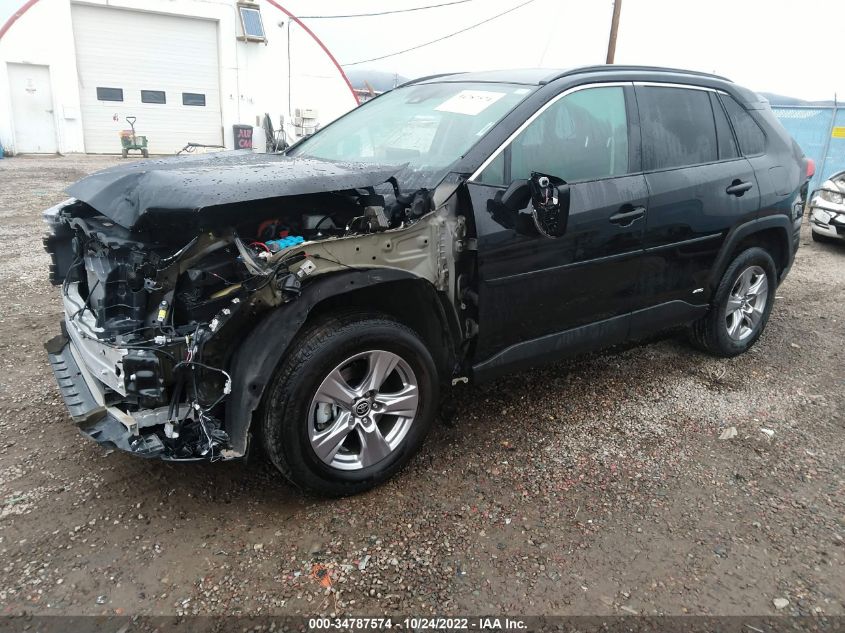 2022 TOYOTA RAV4 HYBRID XLE VIN: 2T3RWRFV2NW135965