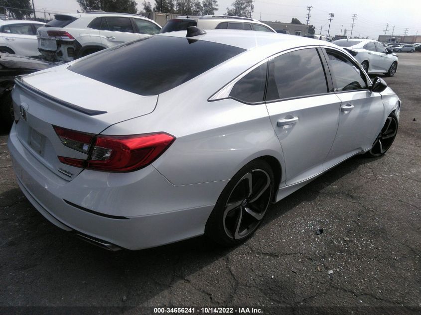 2021 HONDA ACCORD SEDAN SPORT SE VIN: 1HGCV1F47MA006104