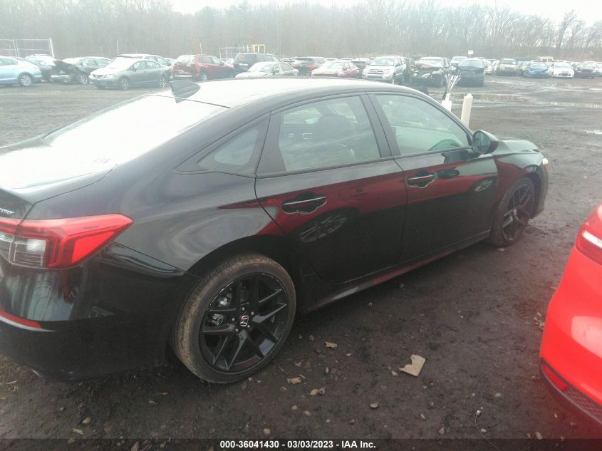 2022 HONDA CIVIC SEDAN SPORT VIN: 2HGFE2F56NH590526