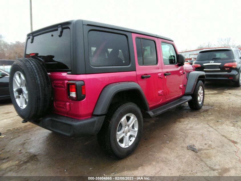 2022 JEEP WRANGLER UNLIMITED SPORT S VIN: 1C4HJXDG5NW145765