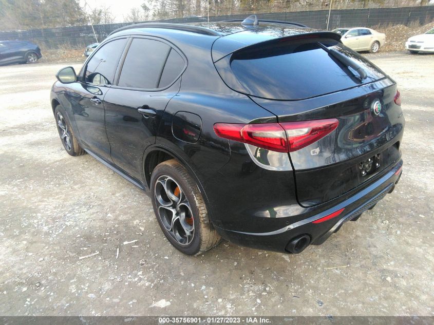 2022 ALFA ROMEO STELVIO VELOCE VIN: ZASPAKBN9N7D37000