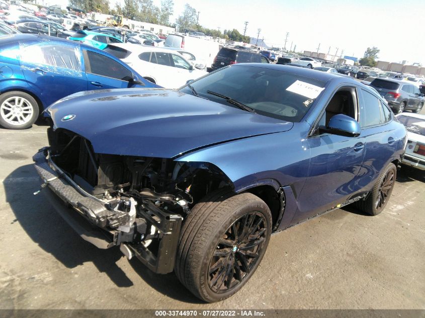2021 BMW X6 SDRIVE40I VIN: 5UXCY4C06M9G97556