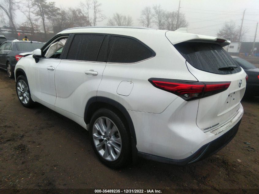 2022 TOYOTA HIGHLANDER LIMITED VIN: 5TDDZRBH2NS161209