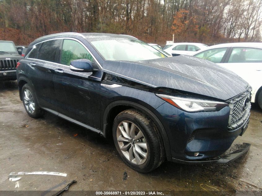 2022 INFINITI QX50 LUXE VIN: 3PCAJ5BB7NF115653