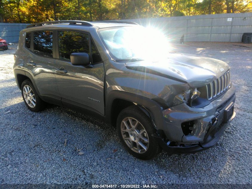 2022 JEEP RENEGADE LATITUDE VIN: ZACNJDB16NPN63584